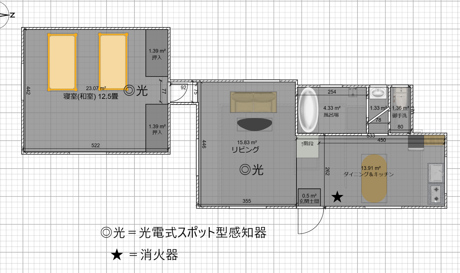 鎌原1451‐11‐2_平面図_1階